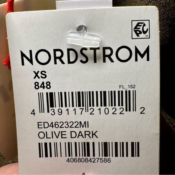 Open Edit High Rise Wide Leg Cargo Pants dark Olive size XS NWT - Picture 5 of 8